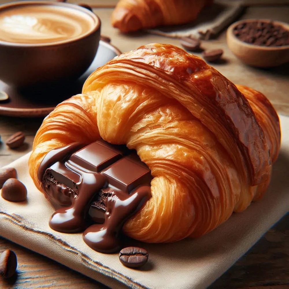 Croissant Giandujar hechos artesanalmente