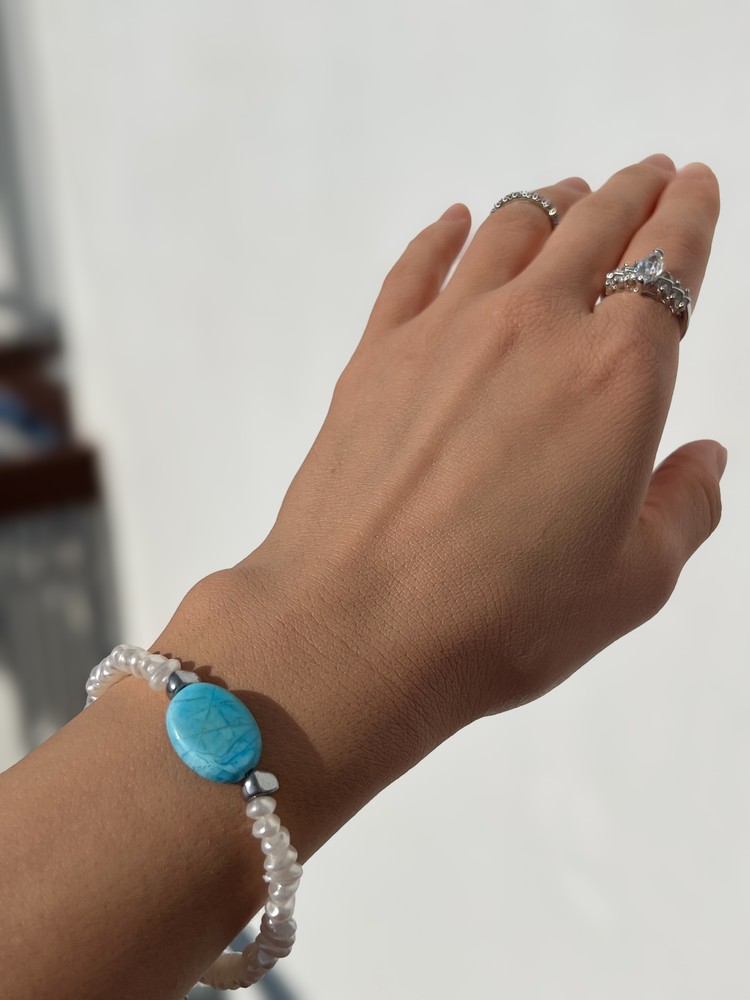 Βραχιόλι Ocean Pearl από Ανοξείδωτο Ατσάλι