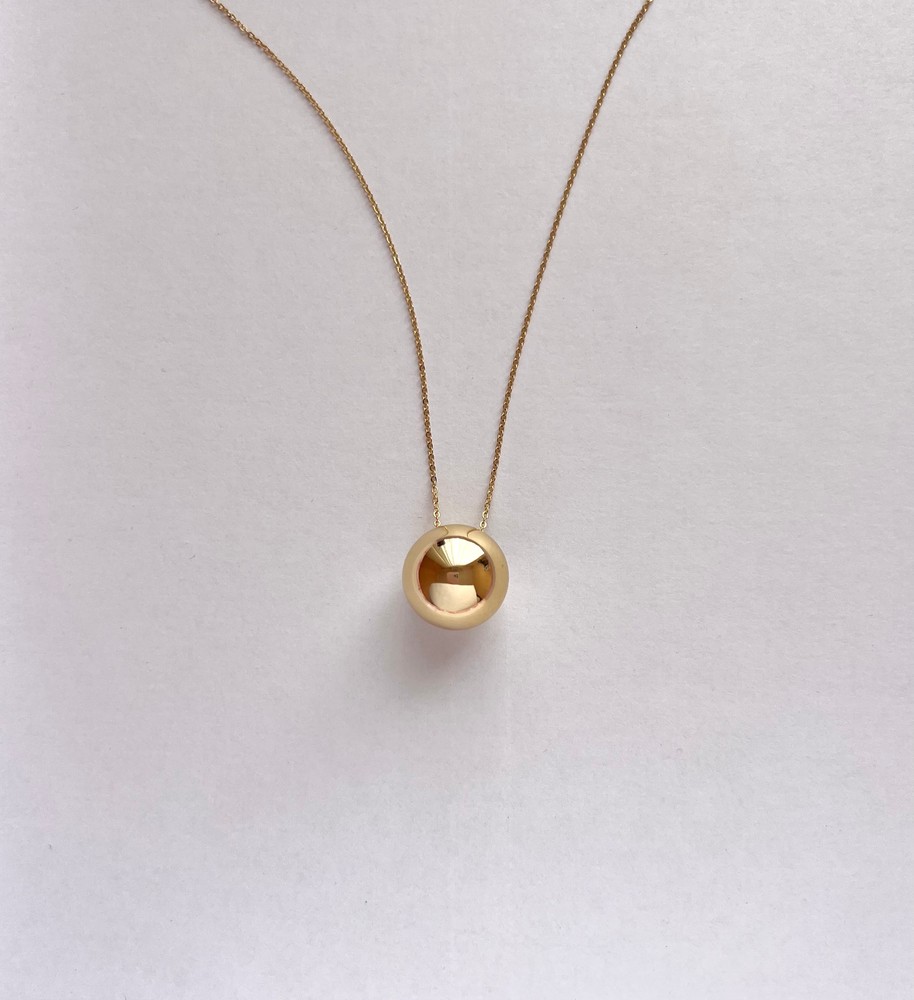 Minimal Κολιέ “Golden Orbit”