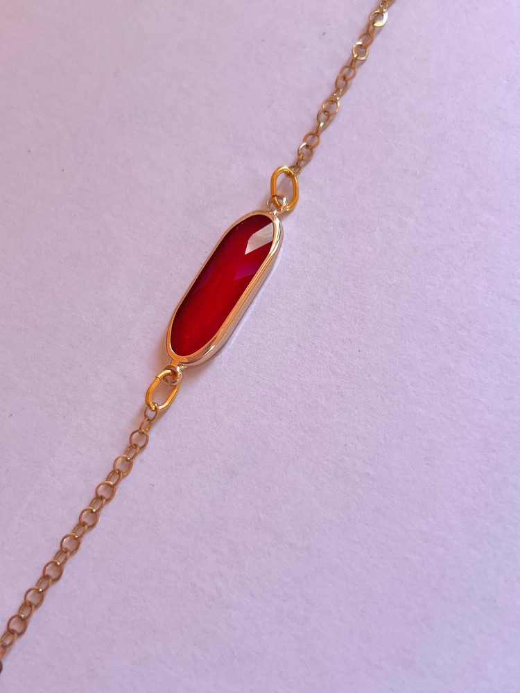 Βραχιόλι “Elongated Glow” σε Χρυσό Τόνο