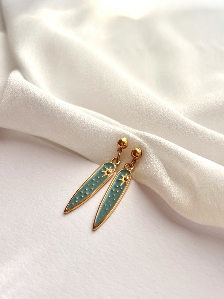 Κρεμαστά Σκουλαρίκια Celestial Turquoise