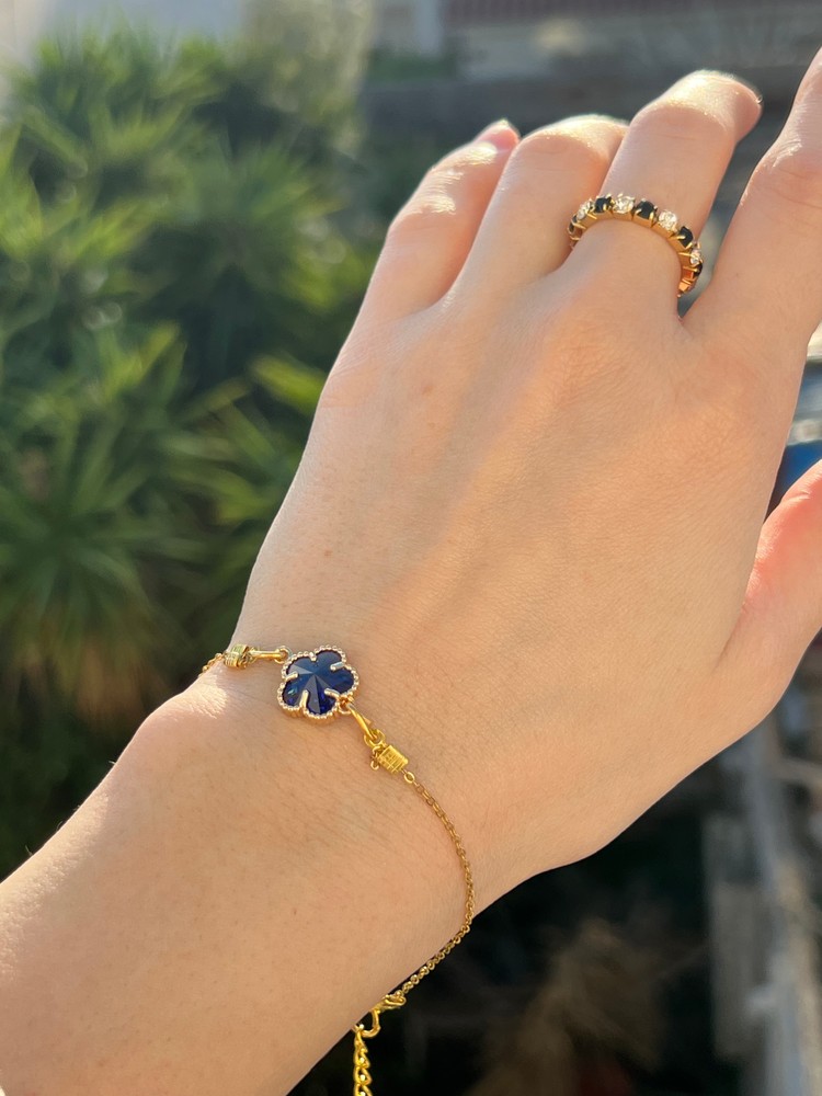 Βραχιόλι “Midnight Clover” σε Χρυσό Τόνο