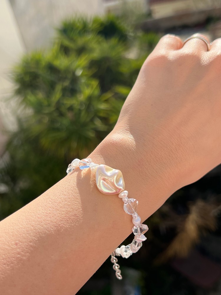 Βραχιόλι Ιριδίζον Μαργαριτάρι Glow