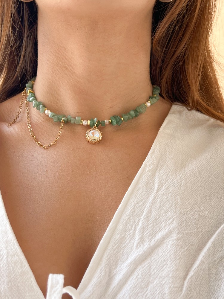 Verde Line Necklace