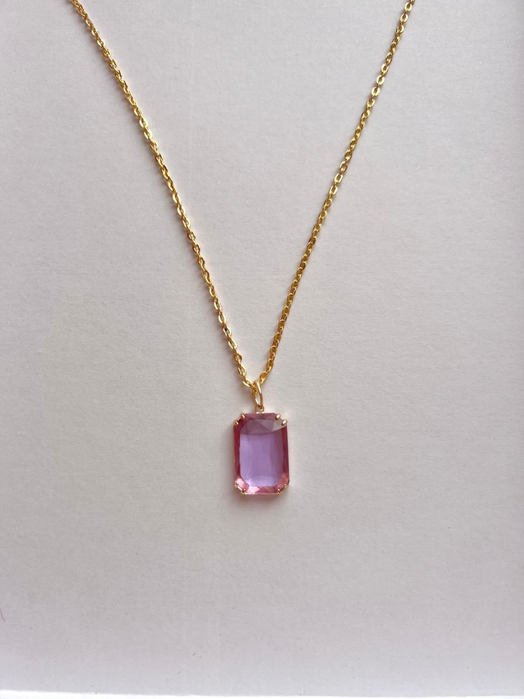 Κολιέ “Rose Quartz Glow”