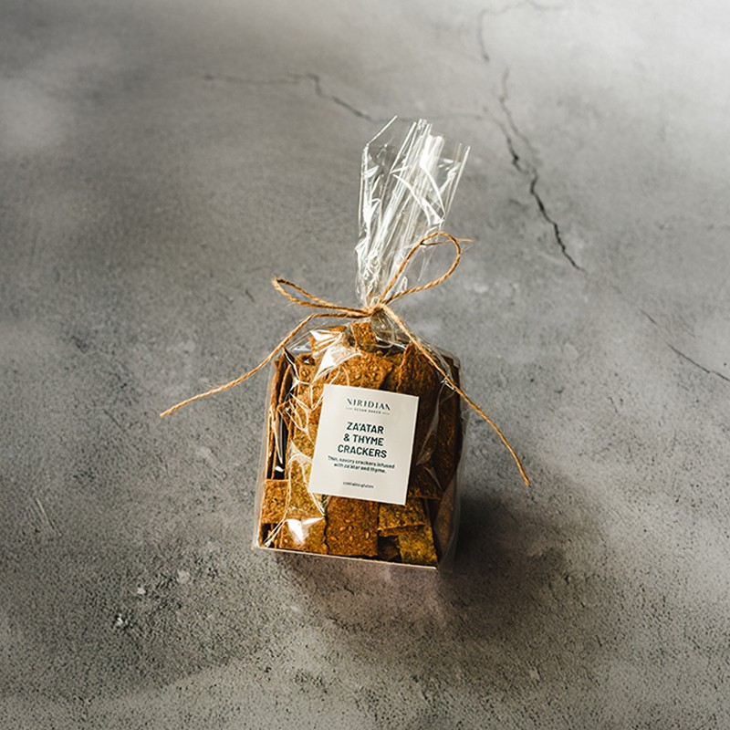 Za’atar & Thyme Crackers - مقرمشات الزعتر العطري والبري 
