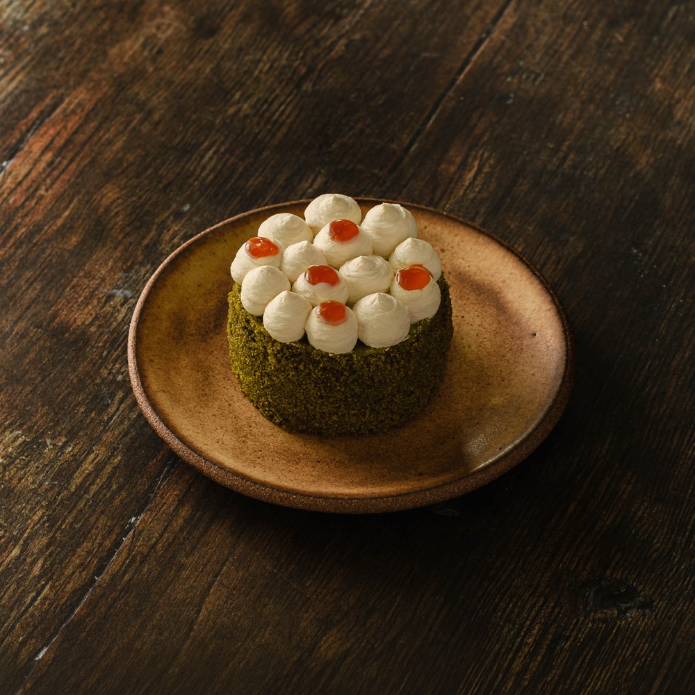 Matcha Carrot Cheesecake  تشيز كيك الجزر والماتشا